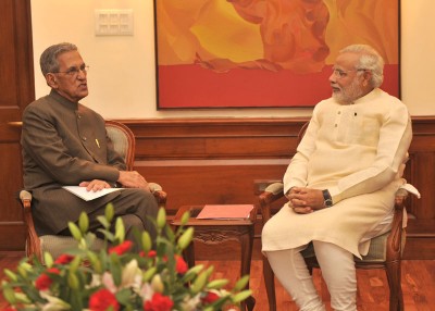 UP, C'garh Guvs meet Modi 